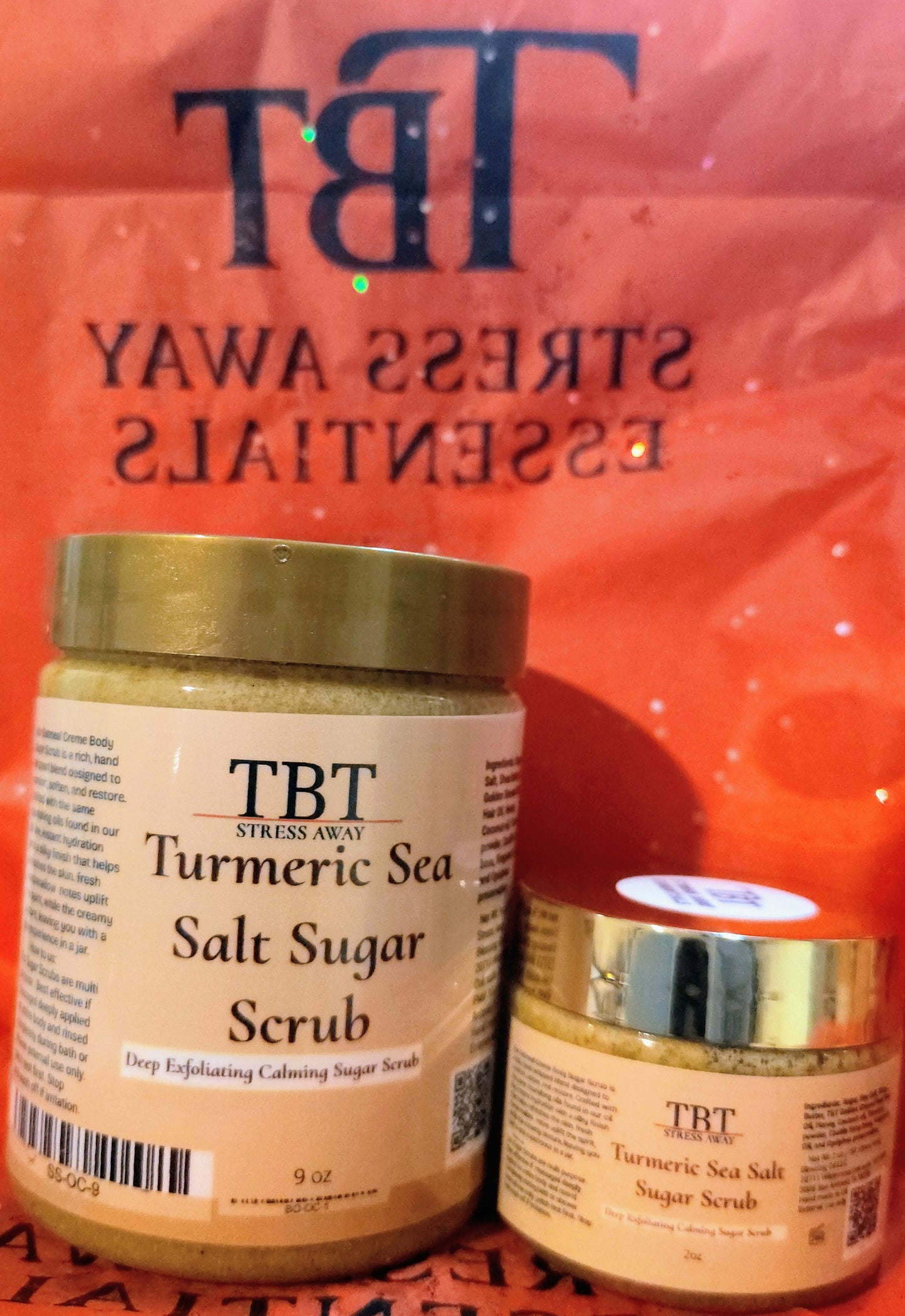 Turmeric Sea Salt Sugar Scrub 2oz