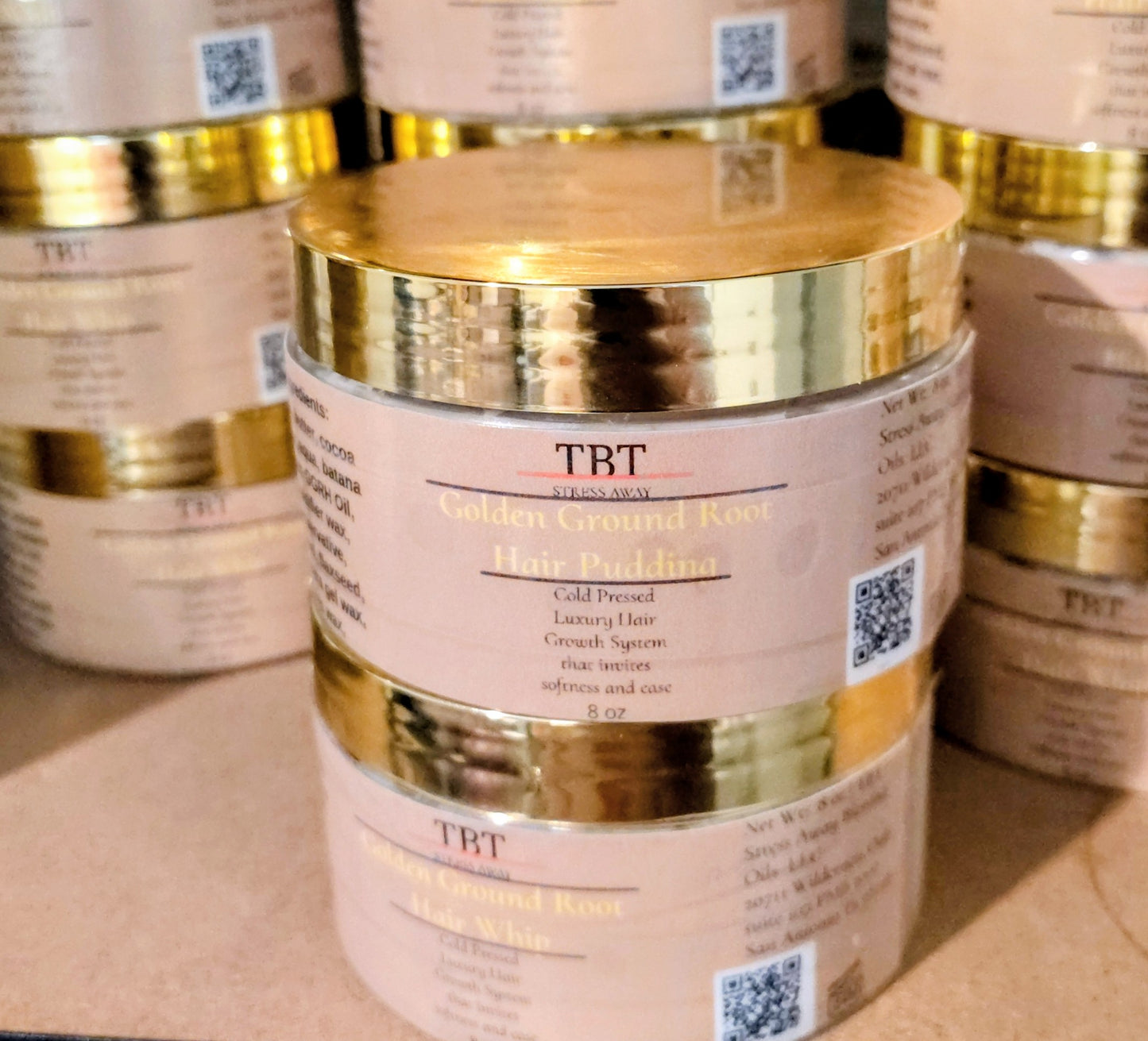 Golden Ground Root Hair Mask and pudding Bundle