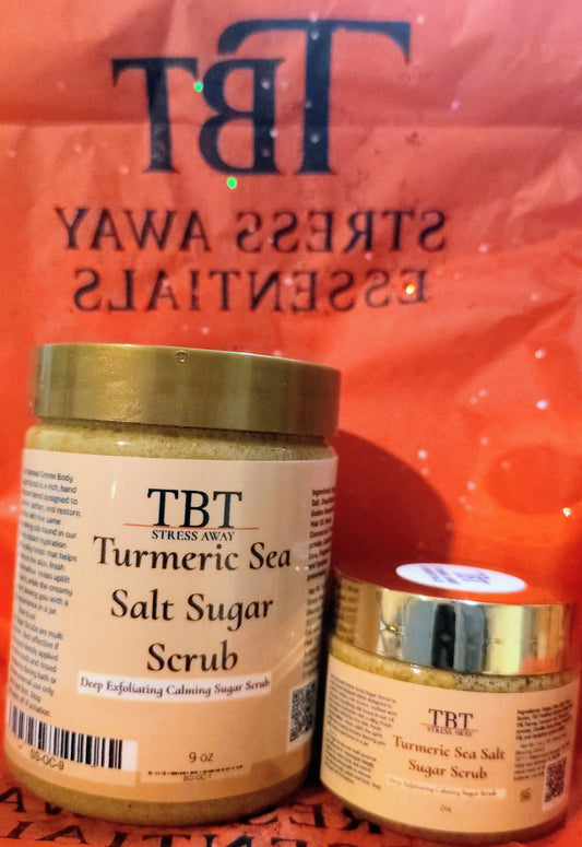 Turmeric Sea Salt Sugar Scrub 2oz