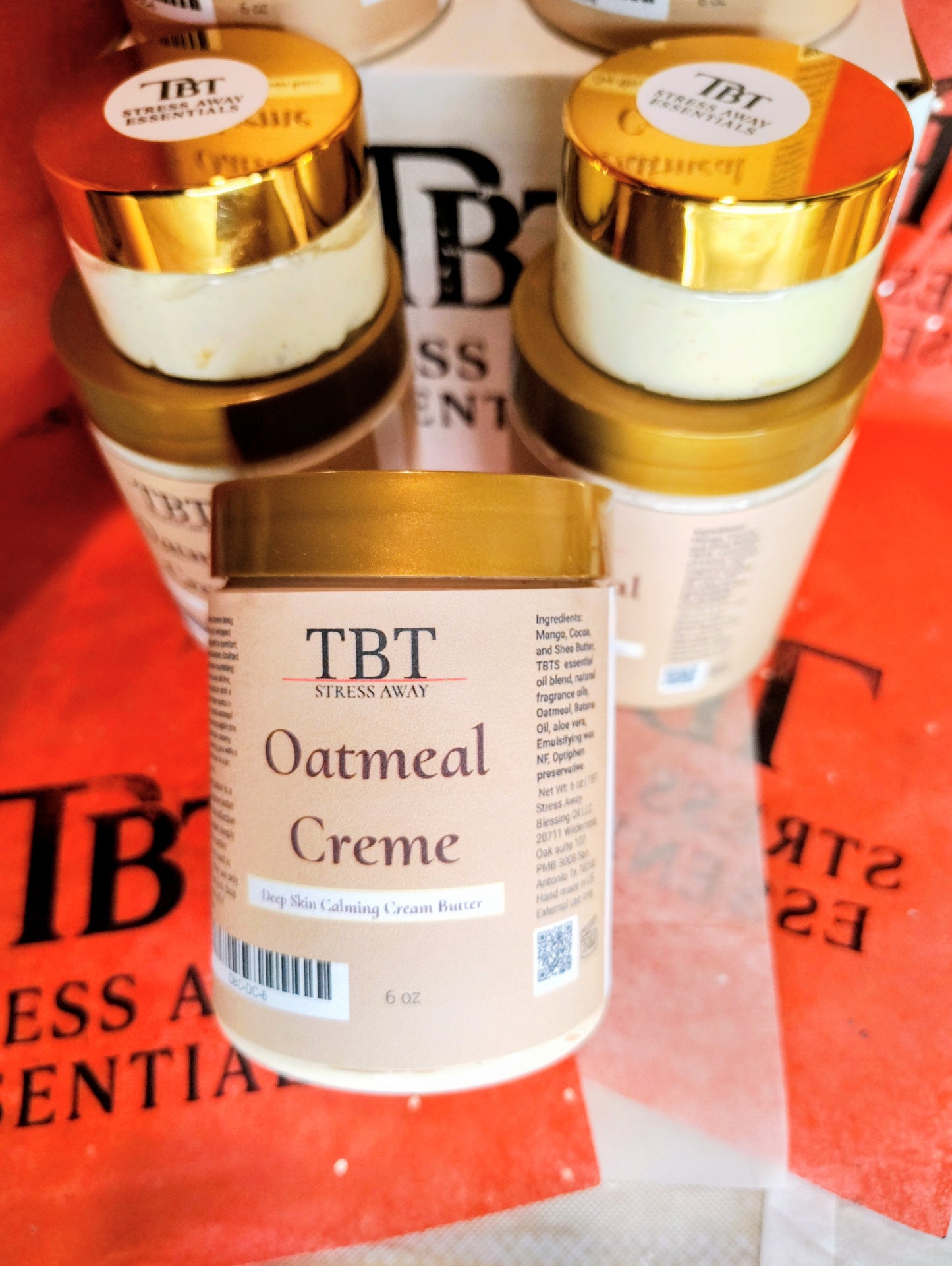 Oatmeal Creme Body Butter Cream 6oz